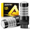 Picture of AUXITO Upgraded 3157 LED Bulbs Red, 500% Brighter 3056 3156 3057 4157 LED Bulbs 102-SMD Chipsets with Projector for Brake Lights Tail Lights Stop Turn Signal Reverse Back Up Parking Lights, Pack of 2
