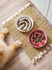 Picture of LE TAUCI Ceramic Slow Feeder Dog Bowls Small Breed, 0.6 Cups Dog Food Dish for Fast Eaters, Puzzle Bowl for Small Dogs and Cats,Pink