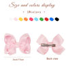 Picture of 20PCS 3Inch Hair Bows for Girls Grosgrain Ribbon Bow Toddler Hair Accessories with Alligator Clips for Baby Girls Kids Toddlers Teens (3inch,10 Colors in Pairs)