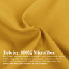 Picture of NTBAY Microfiber Toddler Pillowcases with Envelope Closure, 2 Pack 100% Brushed Microfiber Soft Travel Kids Nursery Pillow Cases, 14"x20" Fits Pillows Sized 12"x16" 13"x18" 14"x19", Ginger Yellow
