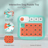 Picture of FOXMM Dog Puzzle Toys,Interactive Treat Puzzle Dog Toy for IQ Training & Mental Stimulating,Treat Puzzle Dispensing with Squeaky Design for Large Medium Small Smart Dogs