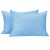 Picture of NTBAY Zippered Toddler Pillowcases Set of 2, 100% Brushed Microfiber 13x18 Pillowcases, Super Soft and Cozy Travel Kids Nursery Pillow Cases, 13x18 Inches, Sky Blue