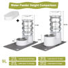 Picture of RIZZARI Automatic 9L Raised Pet Waterer,100% BPA-Free, Gravity Stainless Steel Water Dispenser for Cats and Small and Medium-Sized Dogs