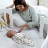 Picture of GLLQUEN BABY Organic Swaddle Sleep Sacks for Newborn - Baby Swaddles 0-3 Months, 3-Pack Newborn Swaddle Sack, Gray Stripe & Animal World, Baby Swaddle Blanket Wrap (Small/Medium)