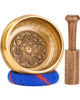 Picture of Hihealer Tibetan Singing Bowls, Meditation Sound Bowls Handcrafted in Nepal for Yoga, Chakra Healing, Mindfulness Self Care Spiritual Gifts for Women and Men (4.5" mantra floral)