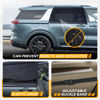 Picture of EcoNour Car Window Sun Shades - Sliding Door Rear Windows | Elasticized Mesh for Universal Fit | Sliding Door Side Window Sunshade | Car Window Accessories | 2 Pack Shades for Baby & Passenger Comfort