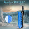 Picture of EcoNour 27" Aluminum Car Snow Scraper and Brush | Weaved Bristle Head with Metal Body Ice Scraper for Car Windshield | Tough Show Shovel with Ergonomic Foam Grip Winter Accessory