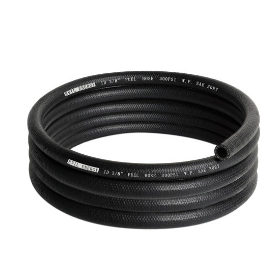 Picture of EVIL ENERGY 3/8 Fuel Hose Line Push Lock NBR Rubber SAE 30R7 10FT 300PSI