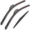 Picture of 28" 14" 14" Windshield Wiper Blades Replacement for Honda Fit 2009-2020 Premium All Weather Blade -(3 of Set)
