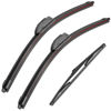 Picture of 26" 19" 16" Windshield Wiper Blades Replacement for Toyota prius 2015 2014 2013 2012 2011 2010 Premium All Weather Wiper Blade (3 of Set)