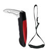 Picture of MOSKESON Vehicle Support Handles, Car Handle Assist for Elderly Multifunction Car Handle with Window Breaker for Elderly and Handicapped Red