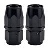 Picture of EVIL ENERGY 4AN Hose End Fitting Straight Swivel for CPE Braided Hose Black 2PCS