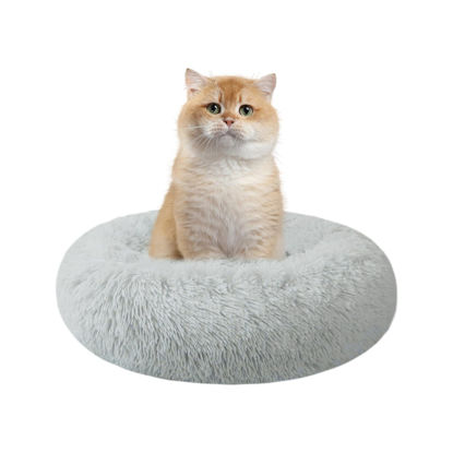Picture of Nisrada Cat Beds for Indoor Cats,15.7 Inch Dog Bed for Small Melium Large Dogs, Washable-Round Pet Bed for Puppy and Kitten with Slip-Resistant Bottom