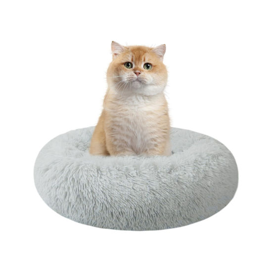 Picture of Nisrada Cat Beds for Indoor Cats,15.7 Inch Dog Bed for Small Melium Large Dogs, Washable-Round Pet Bed for Puppy and Kitten with Slip-Resistant Bottom