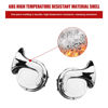 Picture of Super Loud Train Horns, Car Waterproof Durable Air Electric Snail Horn, 12V Raging Sound Air Horns Replacement Kit, Automotive Accessories Universal for Car, Motorcycle, Truck, Bike, Boat (Silver)