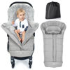 Picture of Orzbow Warm Bunting Bag Universal,Stroller Sleeping Bag Cold Weather,Waterproof Toddler Footmuff (Light Grey, Large)