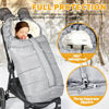 Picture of Orzbow Warm Bunting Bag Universal,Stroller Sleeping Bag Cold Weather,Waterproof Toddler Footmuff (Beige, Large)