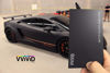 Picture of VViViD Matte Black Vinyl Wrap Adhesive Film 1ft x 2ft Air Release Decal Sheet
