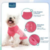 Picture of Mihachi Dog Sweaters for Small Medium Dogs Girl Boy,Soft Warm Dogs Shirt, Cold Weather Dog Coat Turtleneck Knitted Pullover Dog Clothes Costume with Leash Hole for Large Cat Puppy Doggy Pet,Pink SM