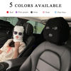 Picture of Suvnie 2 PCS Car Headrest Cover, Personalized Funny Car Seat Full Face Mask, Ski Mask Wrap Protection for Auto Front Seat Rest Decoration, Universal Interior Car Accessories (Light Purple)