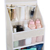 Picture of Univivi 6-Shelf Over Door Hanging Organizer Fabric Door Storage with 5 Large Pockets and 3 Small PVC Pockets Wall Mount Hanging Storage Organizers (Beige)…