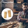 Picture of Onmiwod Ukulele Wall Mount Hanger 2 Pack, Ash Hardwood U-Shaped Ukulele Holder Hanger, Ukulele Wall Mount Hook for Ukulele Banjo Mandolin Concert Pineapple Soprano Tenor and Baritone