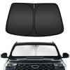 Picture of ARISMOTOR Windshield Sun Shade for Ford Explorer 2020-2024, Custom Fit Foldable Front Window Sunshade Sun Visor Protector, Block UV Rays Keep Your Car Cooler