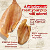 Picture of Natural Farm Pig Ears for Dogs (8-Pack), One Ingredient: Natural Whole Pigs Ears, Air Dried, Long-Lasting & Highly Digestible Treats, Great for Puppy and Large/Medium Dogs