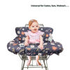 Picture of Shopping Cart Cover for Baby/Toddler with Pillow, Cozy High Chair Cover, Removable Bolster positioner, Dark Blue