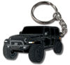 Picture of FOUR WHEEL BEAST Jeep Wrangler Keychain - Officially Licensed Jeep Rubicon Accessories JL Key Chain JKU 2024 2023 (Black)