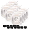 Picture of 8/16Pcs Pet Fountain Filters Replacement Compatible with Veken 95Oz/2.8L Dog Water Fountain, Cat Water Fountain Filters (12 Carbon filters+12 Sponge filters)