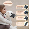Picture of HEELE Dog Muzzle,Soft Nylon Muzzle Anti Biting Barking Chewing,Air Mesh Breathable Drinkable Adjustable Loop Pets Muzzle for Small Medium Large Dogs 4 Colors 4 Sizes XL