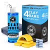 Picture of Car Clay Bars Auto Detailing and Clay Luber Synthetic Lubricant Kit, 4 Clay Bars, Clay bar Lubricant Tablets 10 Pack(1pc=16 fl oz), Spray Bottle and Microfiber Towel for Car Detailing Cleaning