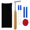 Picture of Professional Piano Tuning Kit, Piano Tuner Hammer Mute Kit Tools, Piano Tuning Lever Tools with Case, 6 Pcs…