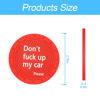 Picture of 8sanlione Car Cup Coaster, 4Pcs 2.75 Inch Auto Cup Holder Insert Coasters, Non-Slip Waterproof Embedded Drink Mat, Automotive Interior Accessories for Men and Women (D Red/4PCS)