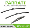 Picture of PARRATI® High Performance Premium All-Season Automotive Windshield Wipers with Rear Wiper Blades Replacement for 2016-2023 Toyota Prius,Easy DIY Install 28"+16"+16" (Set of 3)