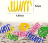 Picture of AGYM Cat Springs Toys 60 Packs for Indoor Cats,Colorful & Durable Plastic Spring Coils Attract Cats for Swatting Biting Hunting Interactive Cat Toys