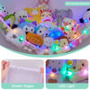 Picture of Unicorn Castle Stuffed Animals Net or Hammock Kids Toy Storage Organizer with LED Light Hanging Corner Stuffed Animals Holder Kids Girls Room Decor(Pack of 1)