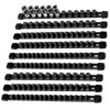 Picture of Reniteco Socket Organizer Drive ABS Tools - Black Socket Holder, Premium Quality 9 Pieces Socket Holders Kit 1/4-Inch x 48 Clips, 3/8-Inch x 45 Clips, 1/2-Inch x 36 Clips（9PC,Black)