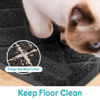 Picture of Conlun Cat Litter Mat Litter Trapping Mat, 35" x 23" Premium Durable PVC Grid Mesh with Scatter Control, Non-Slip, Less Waste Cat Litter Box Mat, Soft on Kitty’s Paws, Urine Waterproof