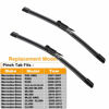 Picture of 3 Factory Wiper Blades Replacement for Mercedes-Benz W164 ML-Class X164 GL-Class W251 R-Class Original Equipment Windshield Wiper Blades 28"/21"/12"(Set of 3) Pinch Tab #2518200845