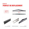 Picture of 12"(12-J) Rear Wiper Blades Fit for Nissan Rogue 21-08 Juke 17-11 Kicks 20-13 Pathfinder 20-13 /Benz M GLE 19-06 GL GLS 21-07 GLK 15-10 Back Windshield Wiper Blades (Pack of 2)