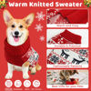 Picture of Christmas Dog Sweaters for Small Large Dogs Girl, Soft Warm Pup Dogs Shirt, Turtleneck Dog Sweaters for Medium Large Dogs, Double Knitting Collar for Outdoors Playing, Warm Dog Cat Clothes Deer XS