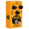 Picture of STRICH Jimi Fuzz Guitar Pedal, Compact Electric Guitar Mini Fuzz, Classic Sound, Adjustable Vol/Tone/Gain Controls, True Bypass for Electric Guitar, Orange