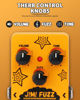 Picture of STRICH Jimi Fuzz Guitar Pedal, Compact Electric Guitar Mini Fuzz, Classic Sound, Adjustable Vol/Tone/Gain Controls, True Bypass for Electric Guitar, Orange