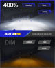 Picture of AUTOONE H1 Fog Bulbs, Ultra Bright 6500k Cool White Replacement for Halogen, 1:1 Mini Size Fog Light Bulbs, Pack of 2