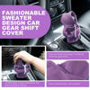 Picture of Gear Shift Hoodie, Universal Car Shift Knob Cover, Mini Hoodie for Car Shifter, Automotive Interior Cute Gadgets Car Accessories and Decorations Purple