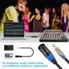 Picture of JOLGOO 3.5mm to XLR Cable, Unbalanced 1/8 Stereo Plug to XLR Male Microphone Cable, XLR to 3.5mm Cable, Compatible with iPhone, iPod, Computer, Video Camera, and More, 15 Feet