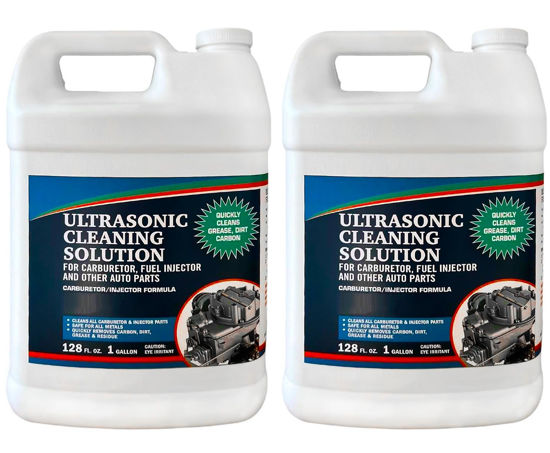 Picture of NORTHWEST ENTERPRISES Ultrasonic Cleaner Solution for Carburetors and Engine Parts, Ultrasonic Cleaning Solution and Washing Compound for Ultrasonic and Immersion Washers - Concentrated (2 Gallons)