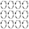 Picture of Steelsoft Heavy Duty Hose Clamp Size#36, 2 to 2-3/4 inch Adjustable Worm Gear Drive Hose Clamps Stainless Steel 304 for Fuel Injection Line, Automotive, Radiator, Garden,12 Pack